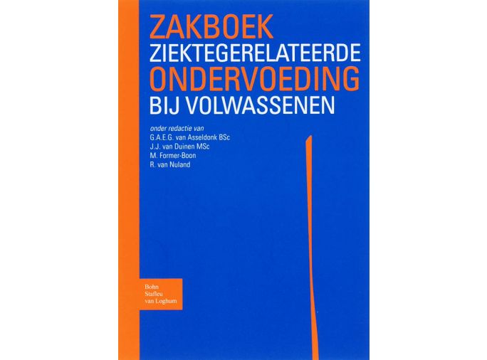 Voorkant - Zakboek ziektegerelateerde ondervoeding bij volwassenen