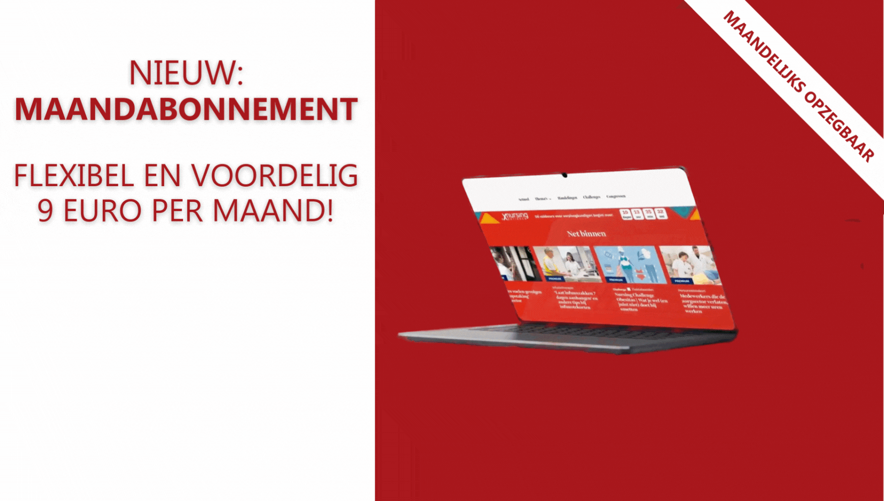  Nieuw: Digitaal maandabonnement